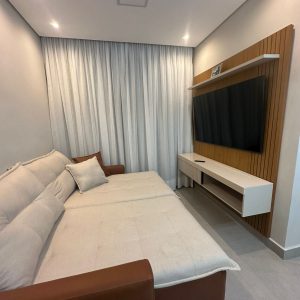 Cortina gaze de linho c/blackout 100% p/trilho 2,50m de largura.